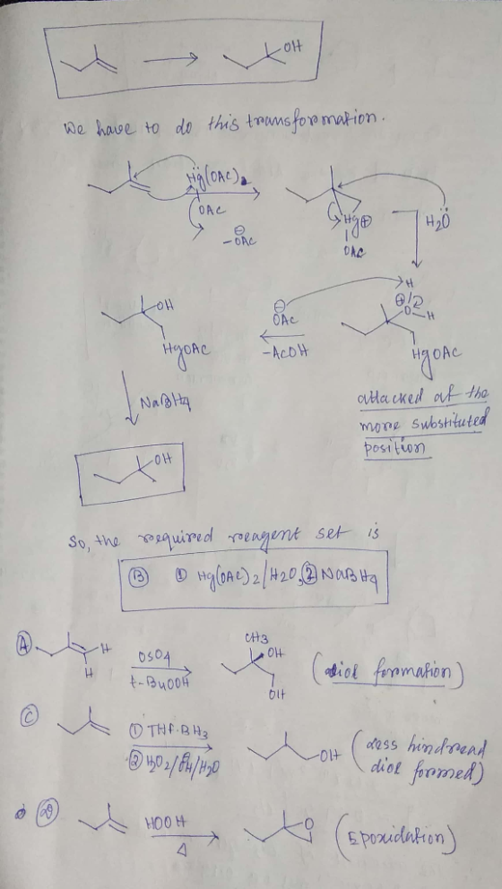 We have to do this transformation. OAC 20TH OAC HYDAC -AcOH на ОАс Nasta attacked at the moree Substituted position So, the r
