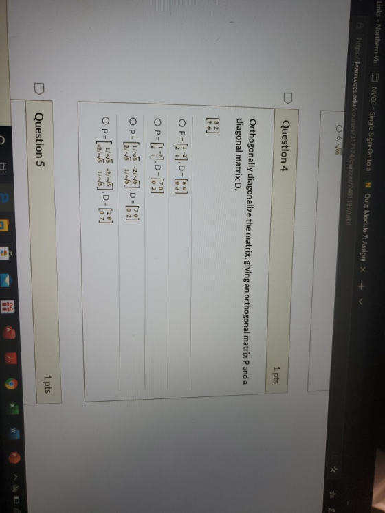 Links - Northern Vis NVCC :: Single Sign-On to a N Quiz: Module 7: Assigni x https://learn.vccs.edu/courses/317174/quizzes/24