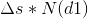 As * Nd1)