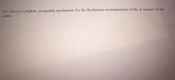 Give a complete, acceptable mechanism for tlu Bec
