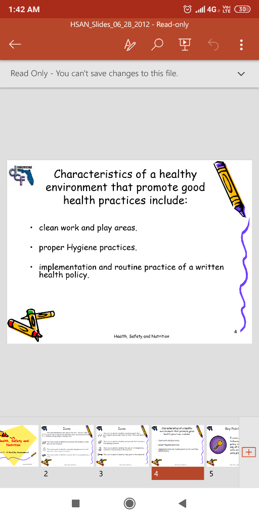 1:42 AM HSAN_Slides_06_28_2012 - Read-only Read Only - You cant save changes to this file Characteristics of a healthy envir