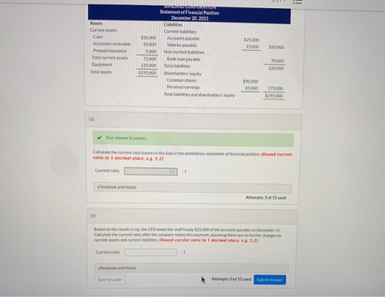 11 Assets Current assets Cash Accounts receivable Prepaid insurance Total current assets Equipment Total assets $25,000 25.00