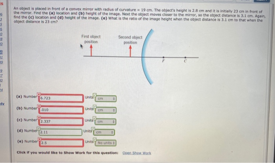 An Object Is Placed In Front Of A Convex Mirror With Radius Of Curvature 19 ZuoTi Pro