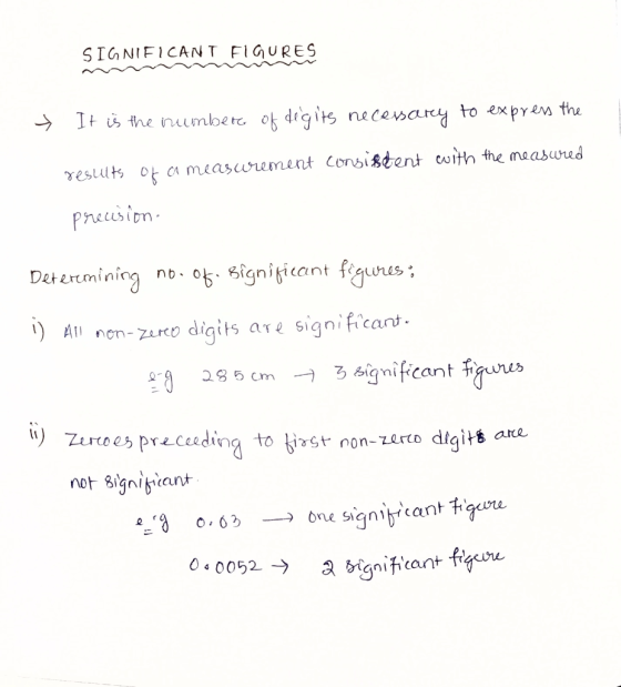 SIGNIFICANT FIGURES + It is the numbers of digits necessary to express the results of a measurement consistent with the measu