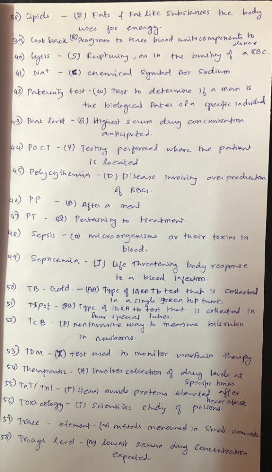 غم عامر 38 lipids - El Fats & Fat like the body substances uses for energy 39) look back (B) program to hace blood units comp