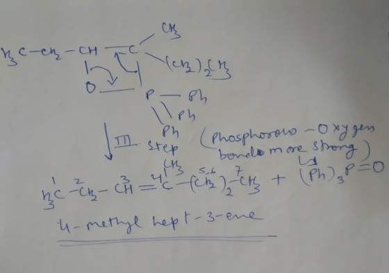 CMS Y Cen-CH phosphorao-Ox bronelo more tep 2 nc-Ch-CH=Efes C +Ph 4-menye hept-3-eme