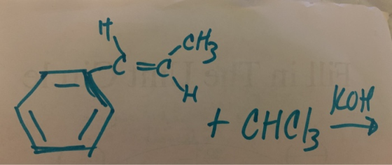 KOH + CHCh