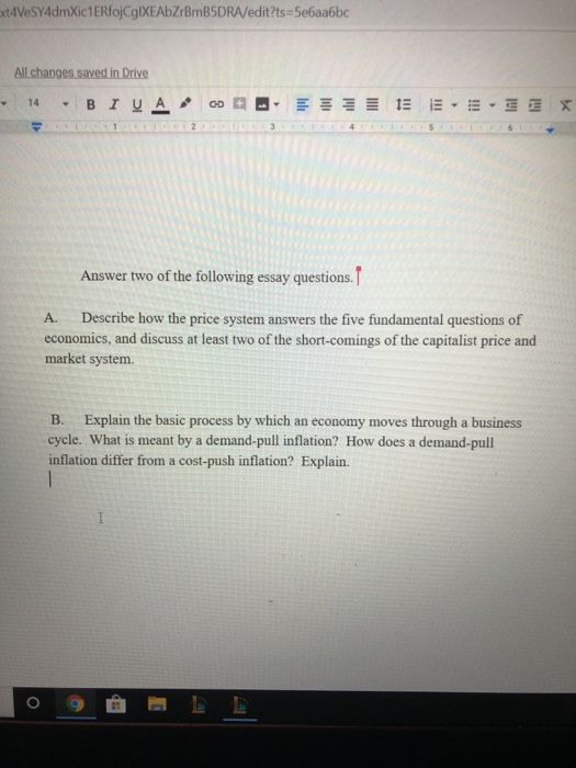 ext4VeSY4dmXic1ERfojCgIXEAbZrBmBSDRA/edit?ts=5e6aa6bc All changes saved in Drive - 14 BIVA DE 1E EEEE * Answer two of the fol