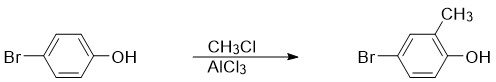 CH3 BTOH Br CH3CI AICI: CHEÇ, B oh -OH