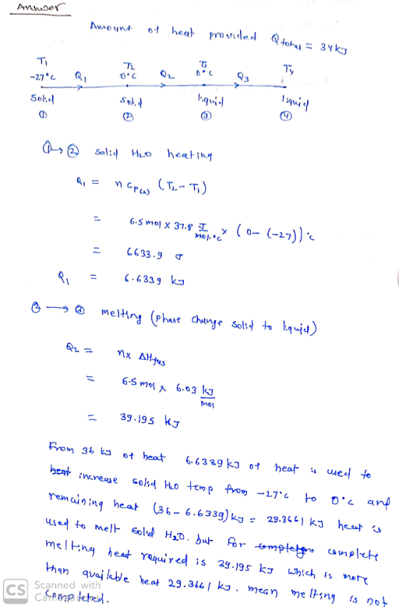 Ty So.d mal. 633.9 T chune Sol. mo1 39.135 kJ emeining heat 36- 6.6339)k2.3<-] k3 heu me l t.ng het Yuured;s 23.195 kナ녀!chs
