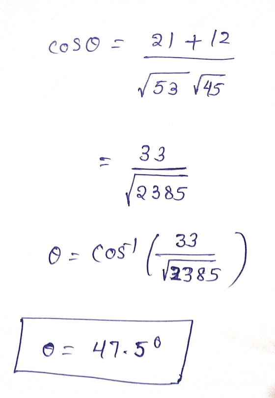 coso = 2) +12 √53 545 § 33 O = COS (1905) 0 = 47.50
