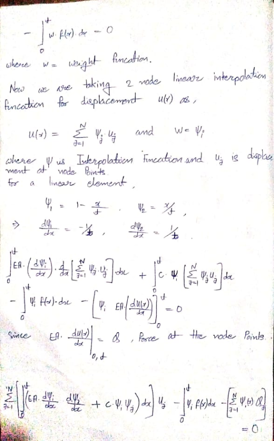 W. flot) de o O منابع و مرا weight fincation. Now 2 rode limear interpolation fincation for displacement wie Age taking 5 and