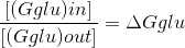 [(Gglu)in] [(Gglu)out = AGglu