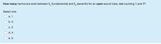 How many harmonics exist between f_1 (fundamental)