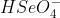 HSeO_{4}^{-}