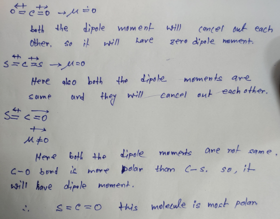 otto uso both the dipole moment will cncel out each other, so it will have zero dipole moment. UN States Czs U20 120 Here sam