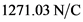 1271.03 N/C
