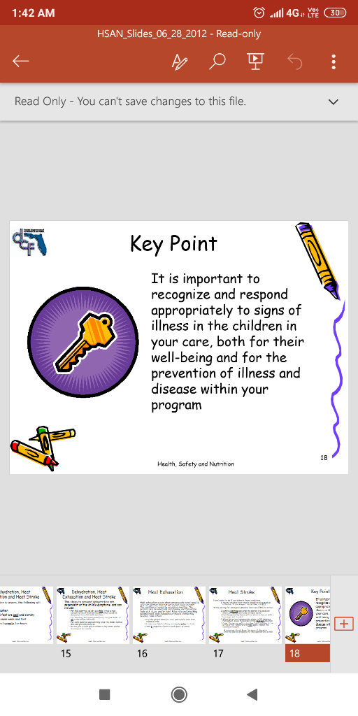 1:42 AM HSAN_Slides_06_28_2012 - Read-only Read Only - You cant save changes to this file Key Point It is important to recog