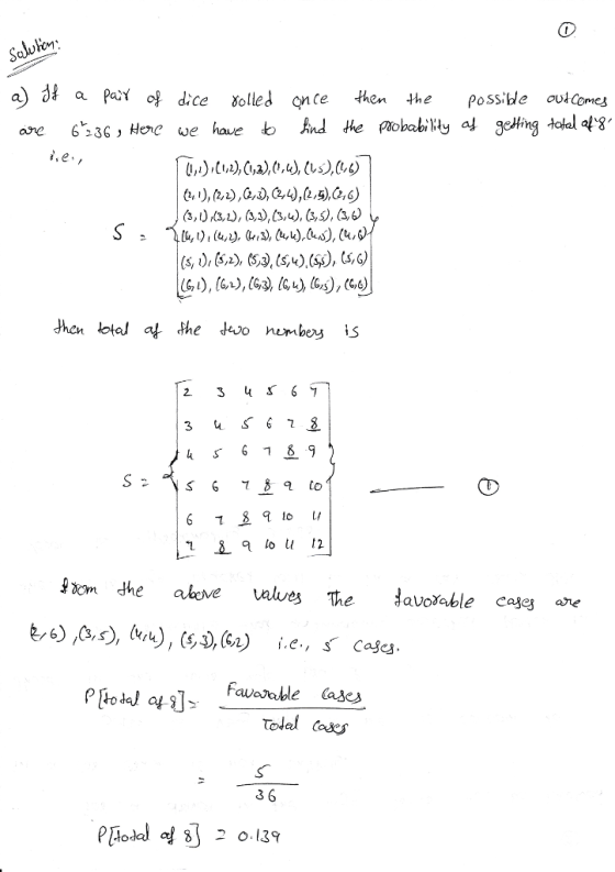 а арах 애 dice Solled qnce than th e Possible outcomes ane 636 , Here we have b a Pa Favadable CaJes