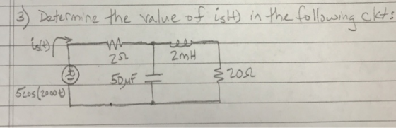 3) Datermine -the value o isty in inthe olb 25.