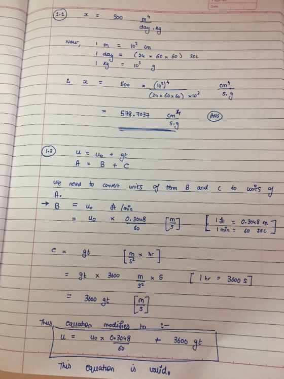 x = Soom day .ng Now on Im = I day = 1 kg = 10² on (24 x 60 x 60) 103 g to see see x = 500 x (10²) cm (24 x 60x60) x103 s.