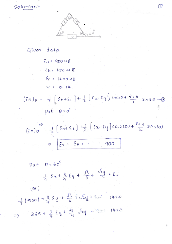 Solutoni Given dat a c 4 204E t -o @nJor). 닢 [EntE1].닐 [tx-eyJeos 2 LO , +,4.4 Sinto) 900 60 Put 4- 2253 너 4)
