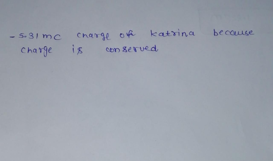 5-3i mc Cnarge R katrina be Charge s cen se - So cause rved