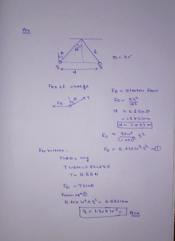 dl Fe o33) Fors balance :- Form, et