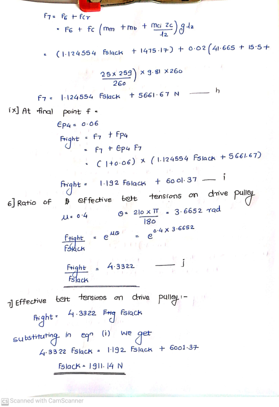 77 = FG + for F6 + fc + mci Zc tmb t mm maiz)gta + 1475.17-) + 0.02 (41.665 65 + 15.5+ (1.124554 fslack 25 x 259 X 9.81 X 260