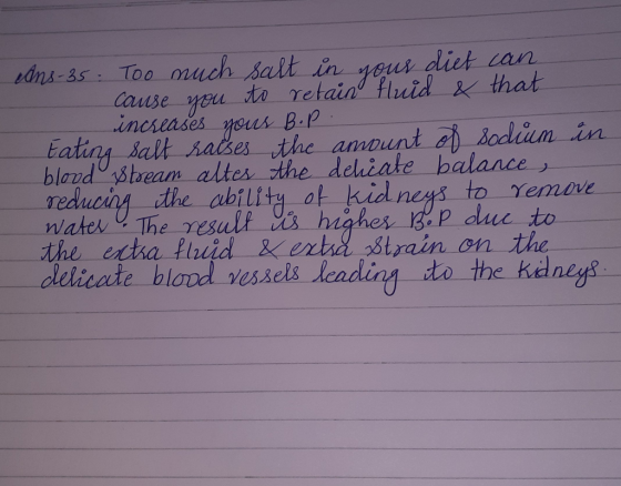 cans-35 - Too much salt in your diet can cause you to retain Huid & that increases yous B.p. Eating salt raises the amount of