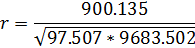 r T = 900.135 197.507 * 9683.502