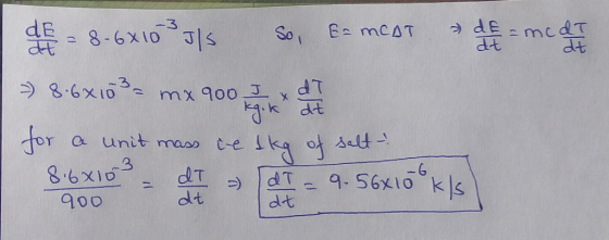 dE み -3 dtdt -) 84x103-mx 900 그 k dt a unit mass te lka ot salt d七
