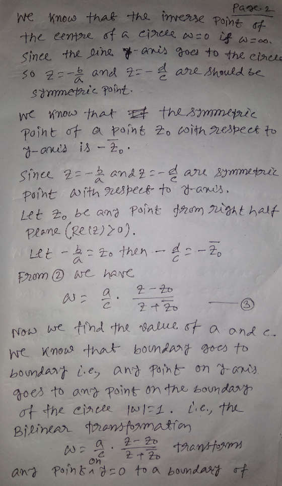 Page 2 he know thak the mesrse Point the eentre ofa cincee wこ0 Le ince. the aine soe to the eirela いニ00、 are should be 502ニ-