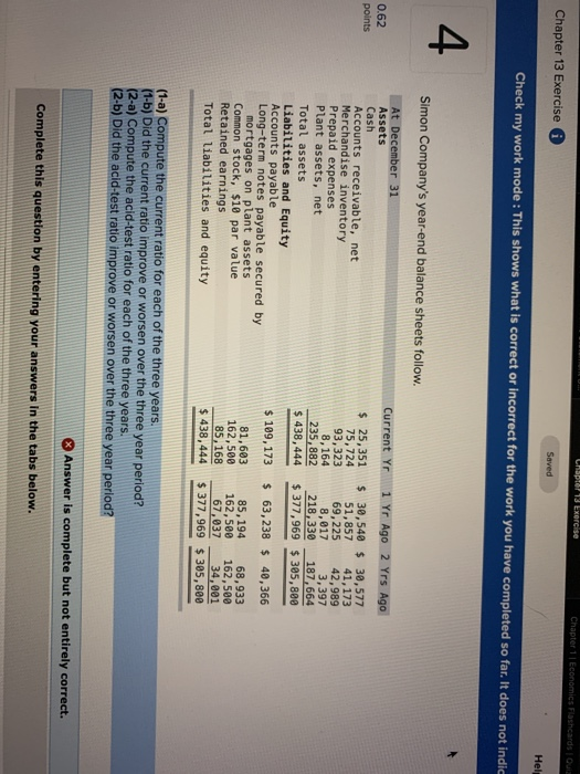 CASp 13 Exercise Chapter 1 Economics Flashcards Qui Chapter 13 Exercise Saved Hel Check my work mode: This shows what is corr
