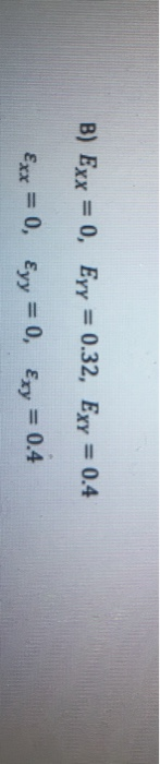 B) Exx = 0, ErY-0.32, Ex,-0.4