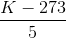 K - 273