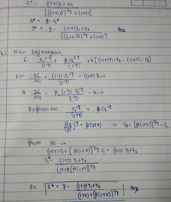q= S*= S*= (1+o) y + y 2 [((1+0) B) 7+ (Ho)] y-G y- (toly, +42 [(a+ojß) / +(Ho)]. Ans (1-) I Now Lagoangian, bo oglalt 8.57