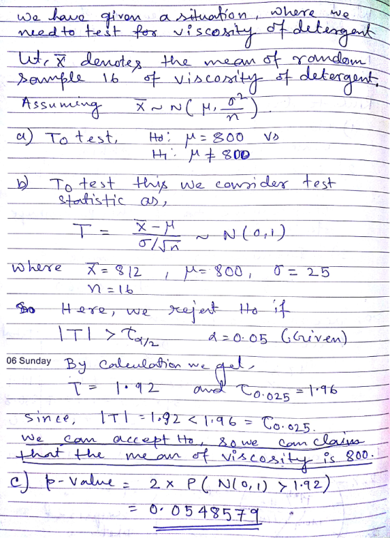 wed t test -fen-vts.coxat-ㄧ ヰ a) To test, Ha; To test He we covn de test d 0: 05-Garven)-- 06 Sunday 0549571.