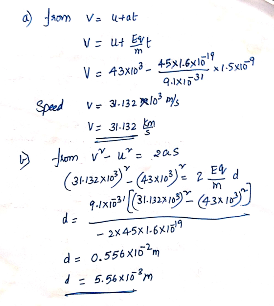 -19 V= 31.132と q.lXl0 d= 0.556 X152m
