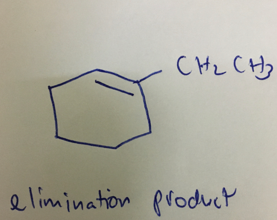 CH₂ CH₂ elimination product