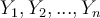 Y_1, Y_2,...,Y_n