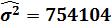 o2 = 754104
