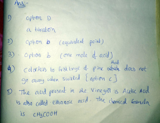 Ank ) opnD ophon b equalalet point) 3) ophon bome mole d add) hal ge away iwhen Sunted s The aud preert in he Vinegol s Aceti