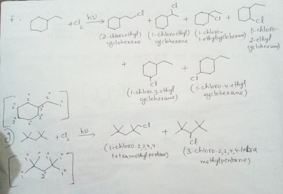 tol (2-chloroethyl) yclohexane + Tatu el (1-chloroethyl) (1-chloro (1-chloro- cyclohexane Tethylcyclohexane) 2-ethyl cyclohex