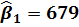 B1 = 679
