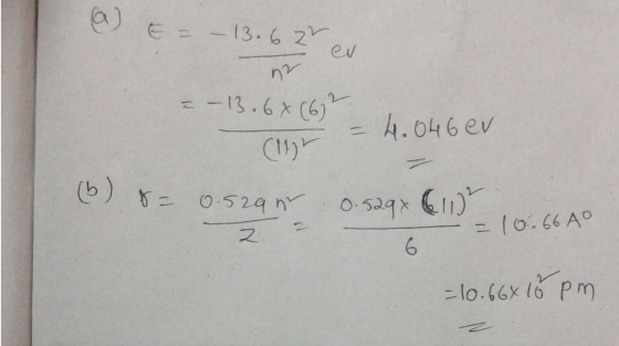 e) 13.2 ev Cl)