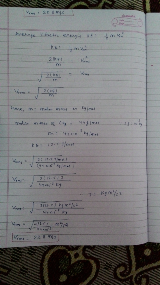 Vm 23.2 ms Dete inettc tic-, eney 부..KE : tmy, 2 (KE) r md 4 X10 2 (12.s) J 2 (12. s) kg m2/s2 4 x10