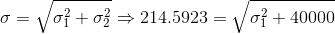0= Voſ + o2 = 214.5923 = V oſ + 40000