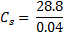 28.8 Cs 0.04