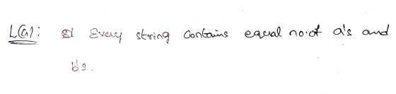 LG1: Everry string Contaus eacal noo as and